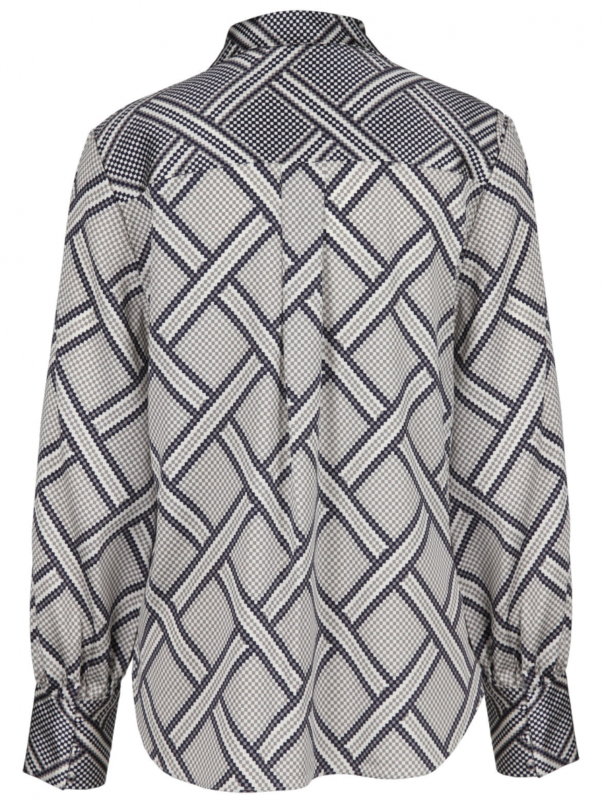 Rena Marx - Hemdbluse mit Print