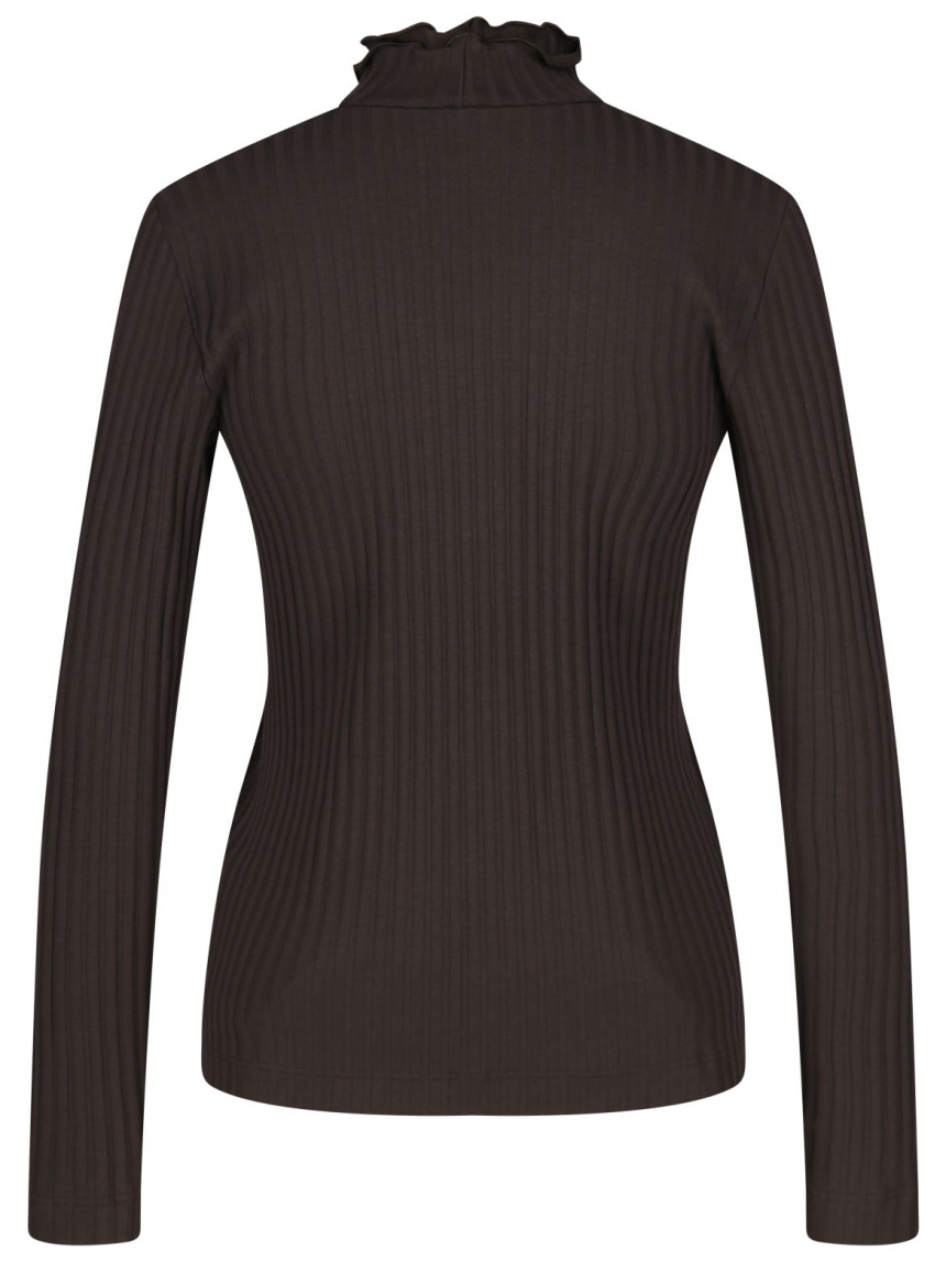 Zaida - Longsleeve aus Ripp-Jersey