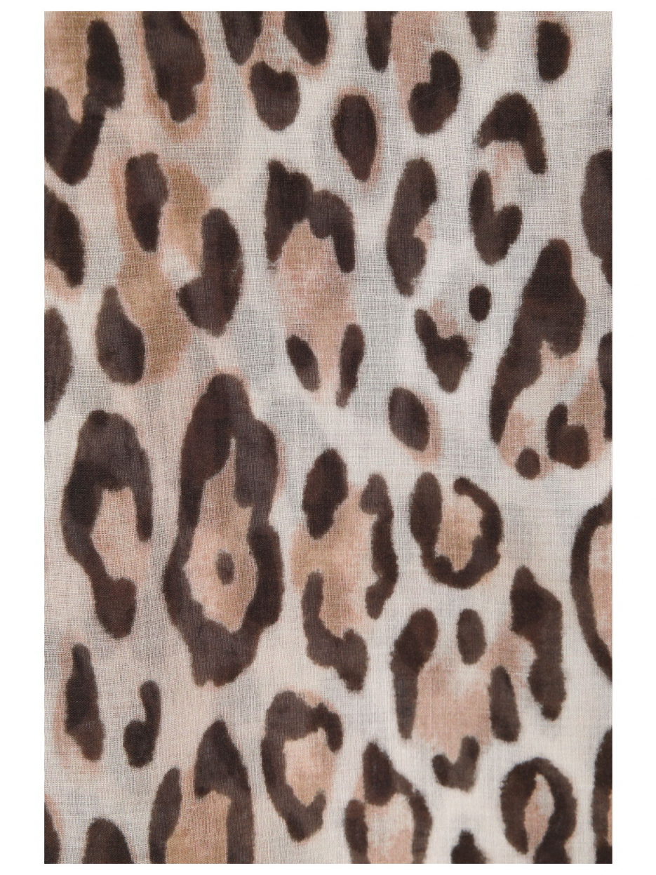 Monari - Schal mit Leoprint