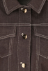 Marc Cain - Jeansjacke mit Metallic-Garn