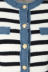 Hearts&amp;More - Cardigan mit Denim-Besatz