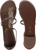 Lolacruz - Sandalen mit Perlenbesatz
