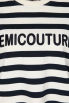 Semicouture - T-Shirt mit Streifen