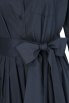 La Camicia - Hemdblusenkleid mit Bindegürtel