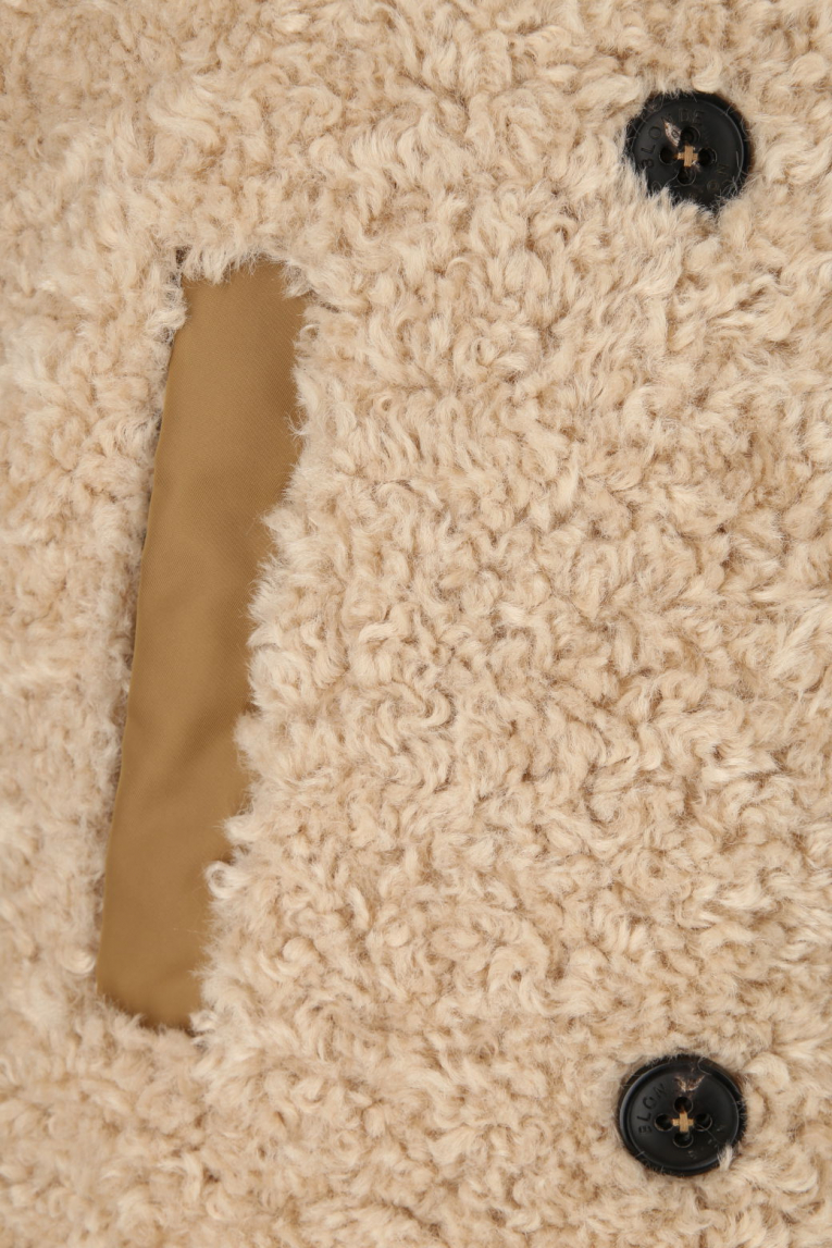 Blonde - Jacke mit Fake Fur Besatz