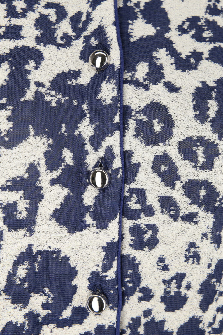 Marc Cain - Cardigan mit Leo-Jacquard