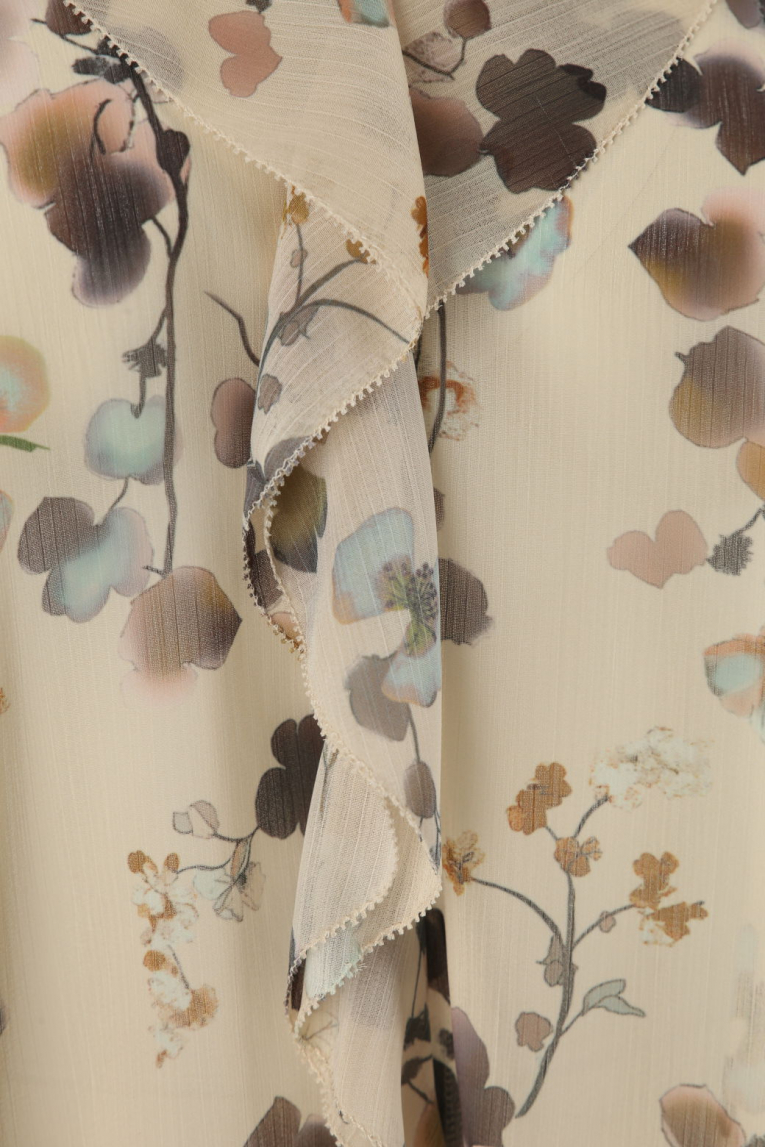 Marc Cain - Volantbluse mit Print