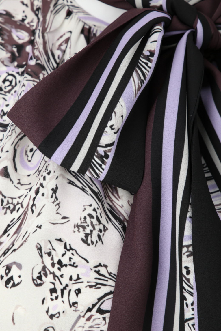 Marc Cain - Schluppenbluse mit Print