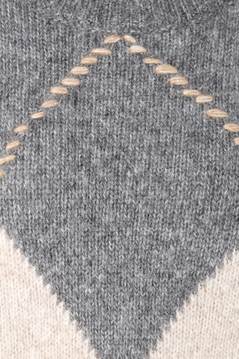 Luisa Cerano - Wollpullover mit Argyle-Muster