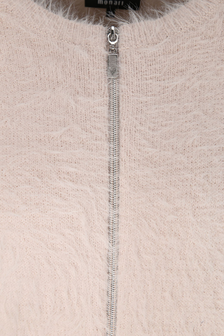 Monari - Strickjacke mit Reißverschluss