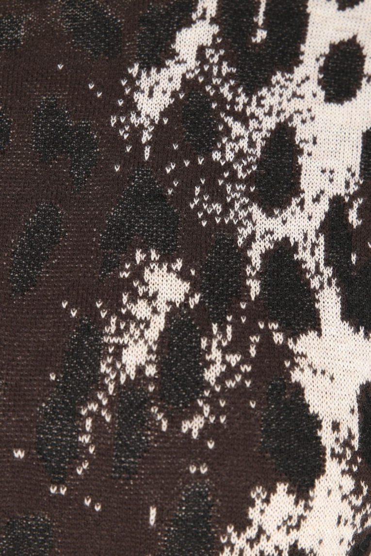 Monari - Pullover aus Leo-Jacquard