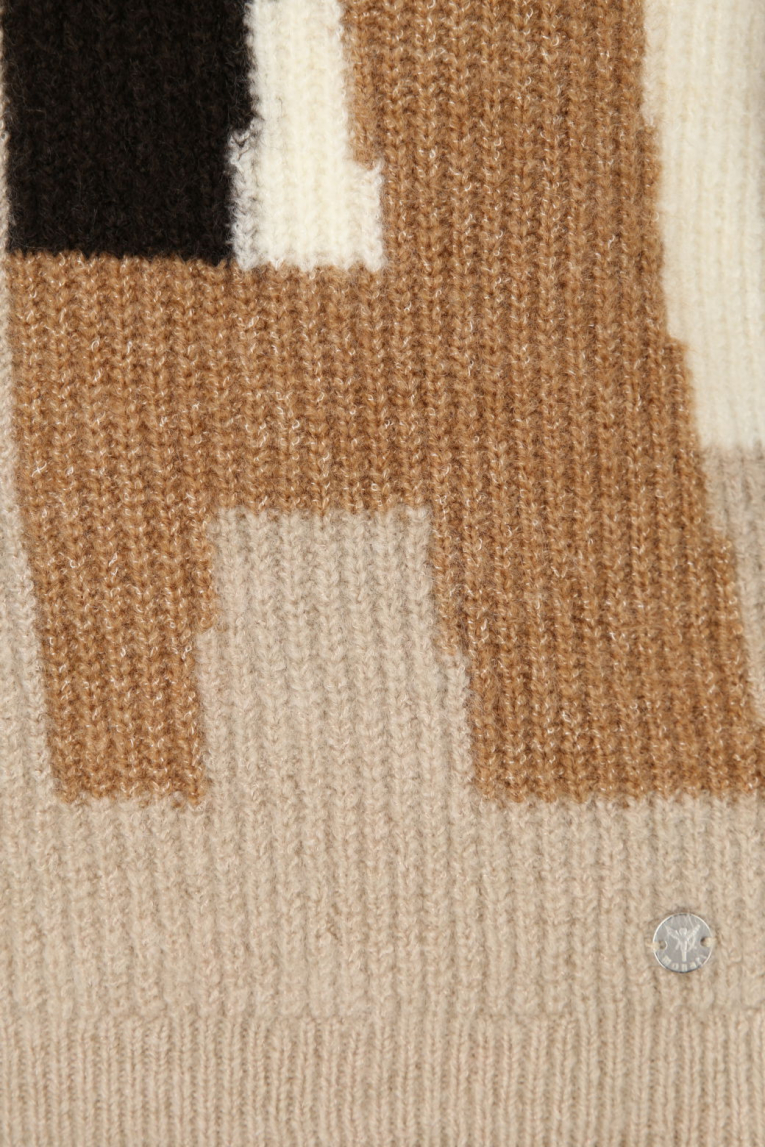 Monari - Pullover mit Intarsien