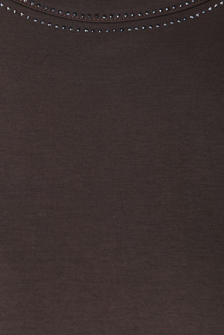 Monari - Langarmshirt mit Strassdetails