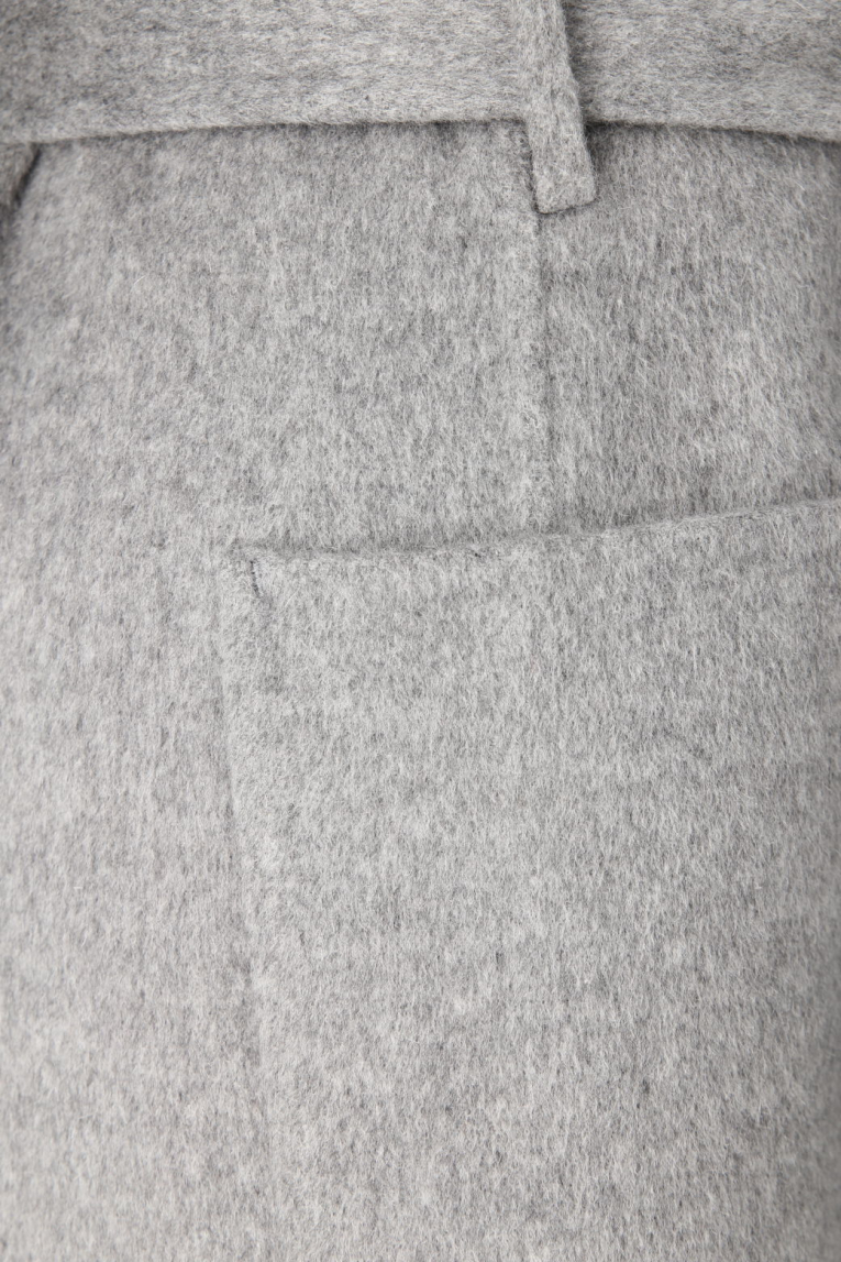 Kaos - Wollmantel mit Bindegürtel