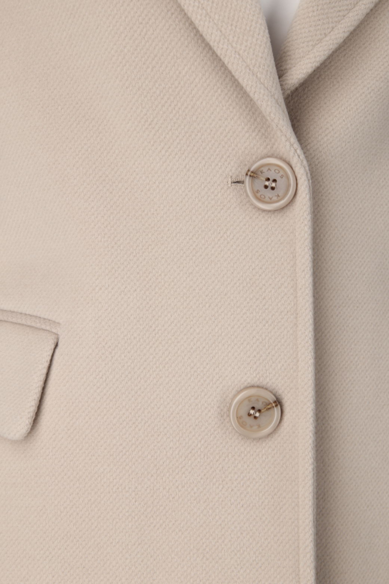 Kaos Jeans - Wollmantel mit Revers
