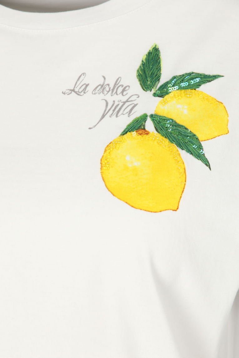 Marc Cain - T-Shirt mit Applikation