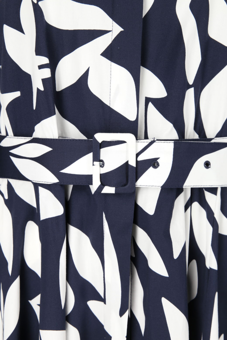 Rena Marx - Hemdblusenkleid mit Print