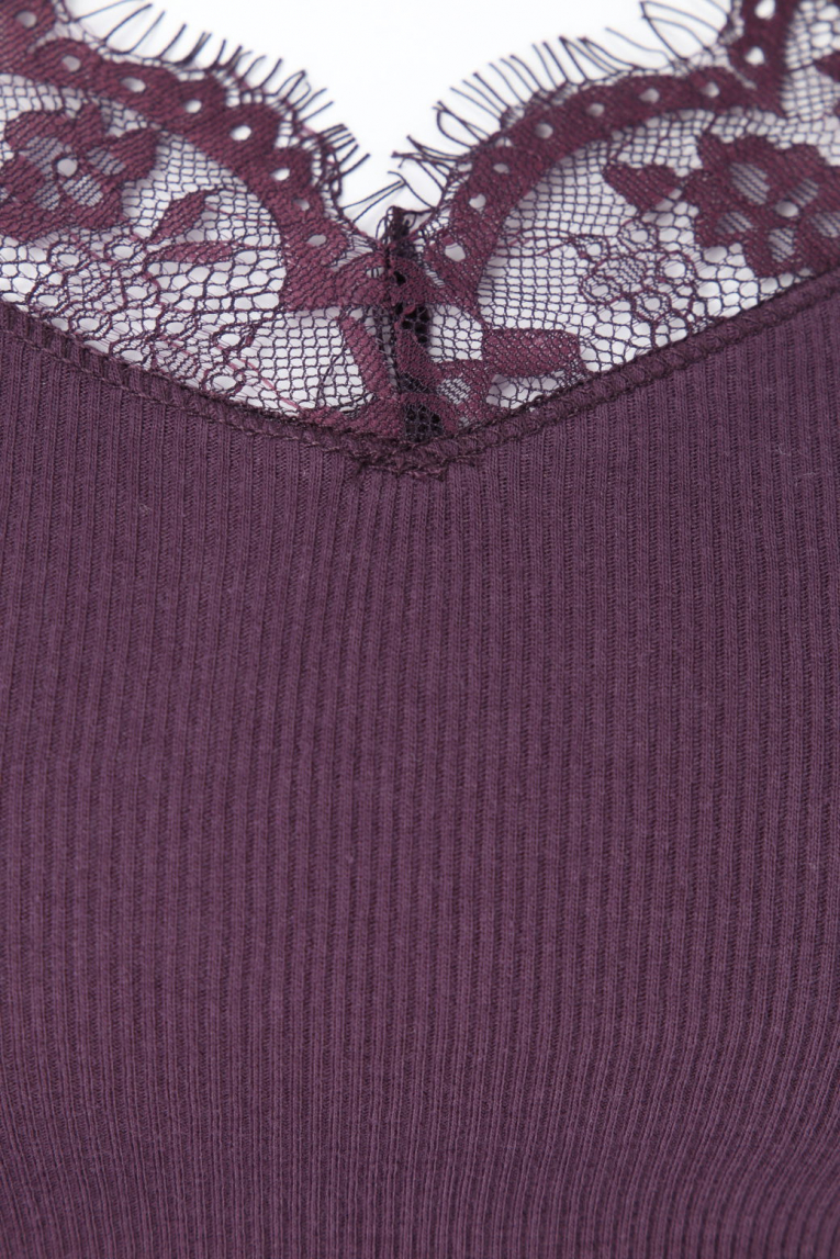 Rich &amp; Royal - Longsleeve aus Feinripp-Jersey