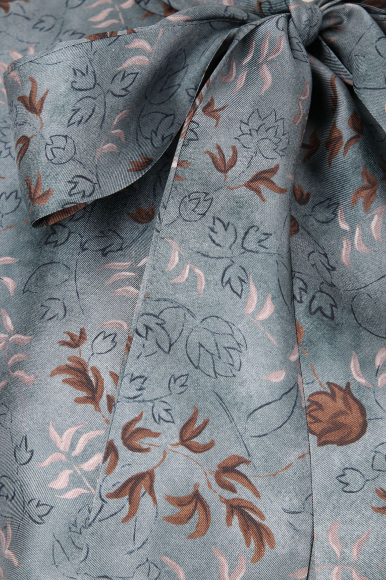 Sem Per Lei - Seidenbluse mit Schluppe
