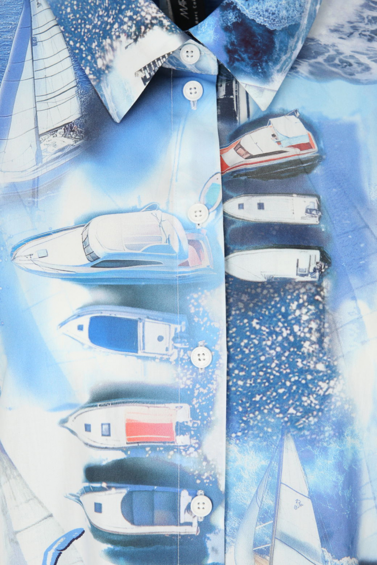 Marc Cain Sport - Hemdblusenkleid mit Print