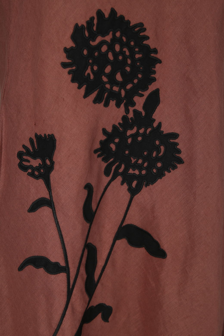 Icona - Neckholder-Kleid aus Leinen