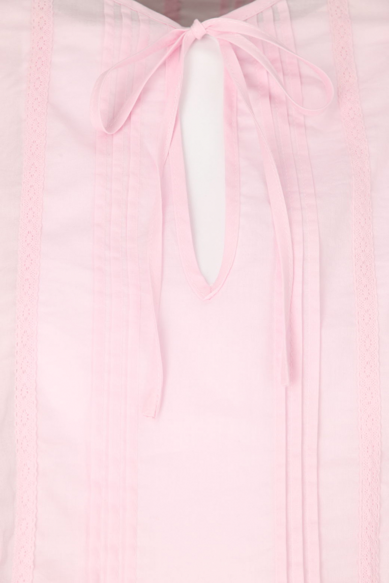 Hearts&amp;More - Spitzenbluse mit Bindeband