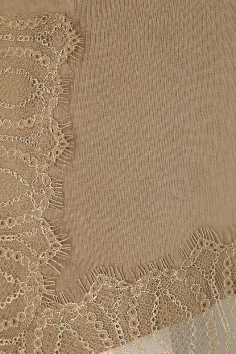 Luisa Cerano - T-Shirt mit Spitze
