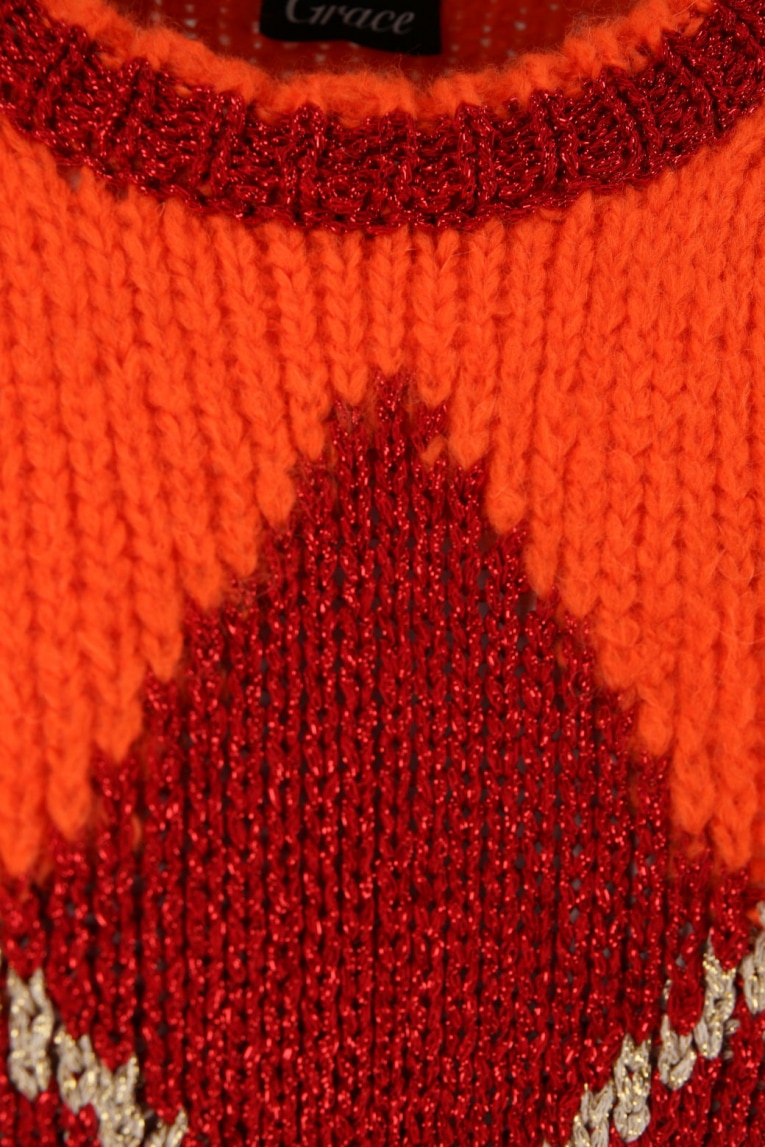 Grace - Pullover mit Argyle-Karo