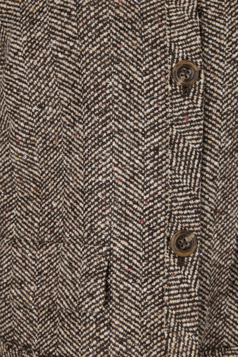 Luisa Cerano - Wolljacke mit Mini-Pailletten