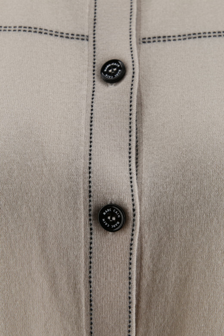 Marc Cain Sport - Strickjacke im Polo-Look