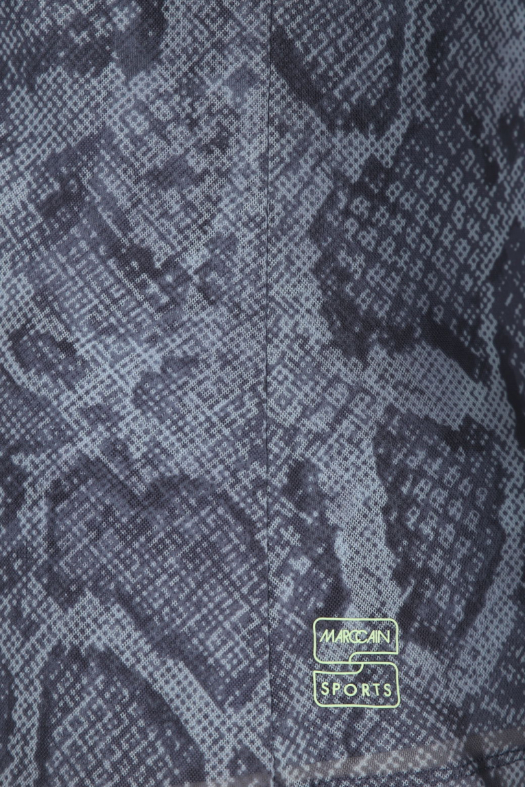 Marc Cain Sport - Meshshirt mit Print