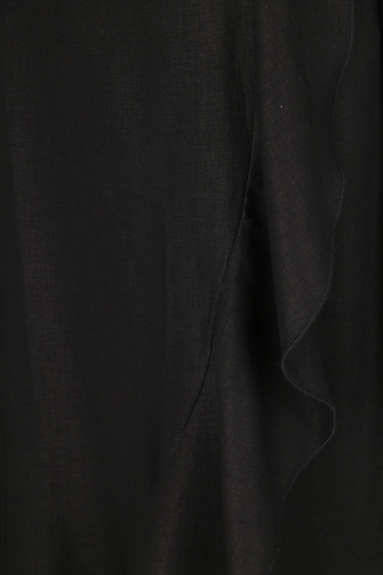 Angela Davis - Wickelkleid aus Leinen-Mix