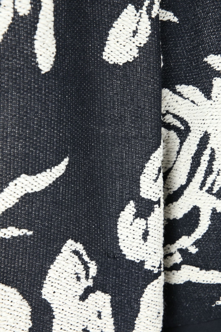 Liviana Conti - Strickmantel mit Blumenmuster