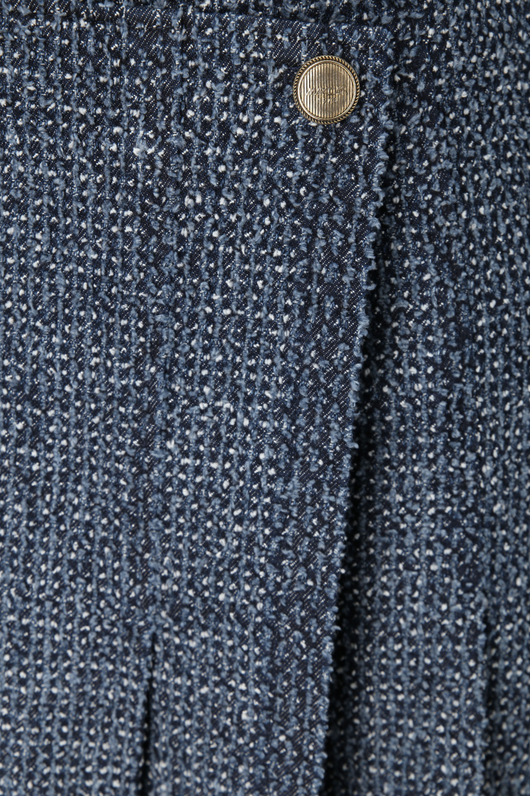 Marc Cain - Skorts aus Denim-Bouclé