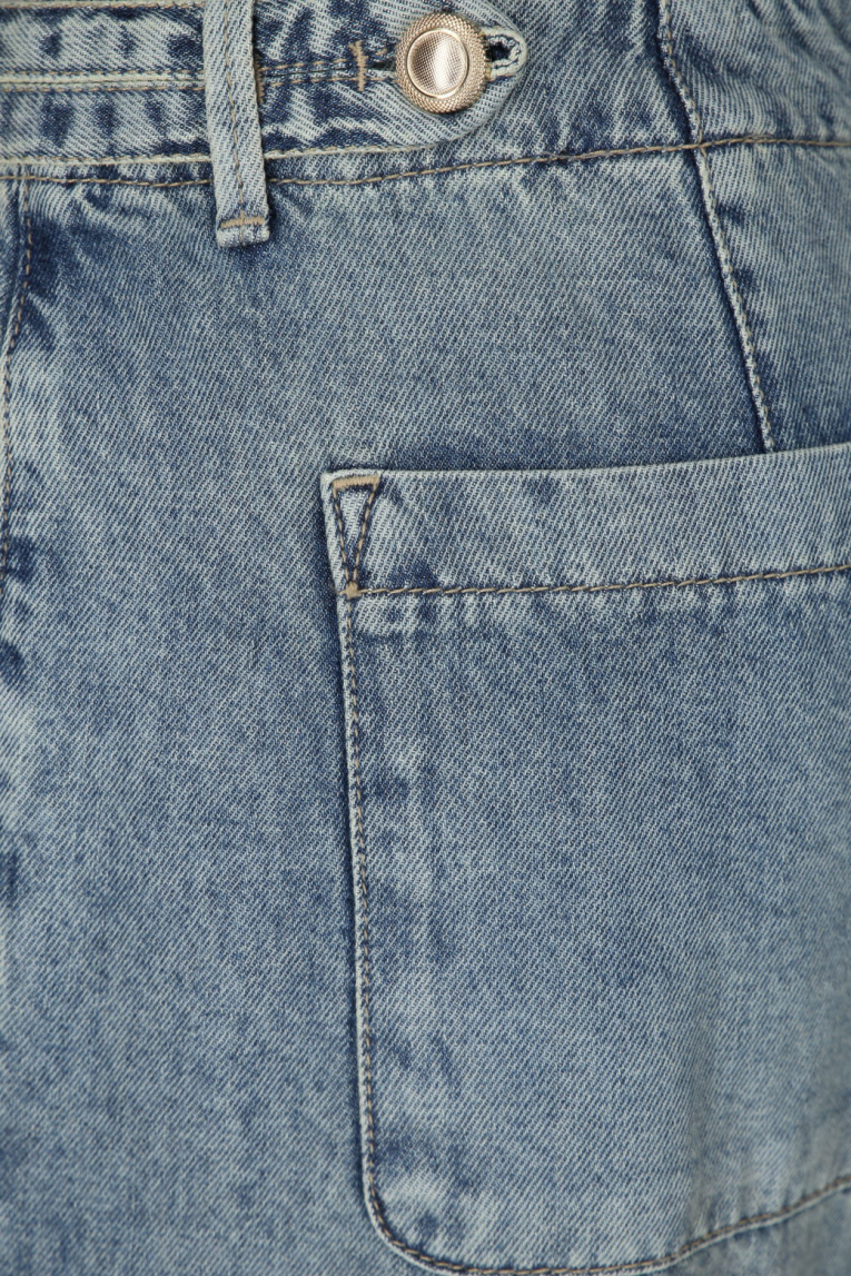 Luisa Cerano - Wide Leg Jeans mit Bundfalten