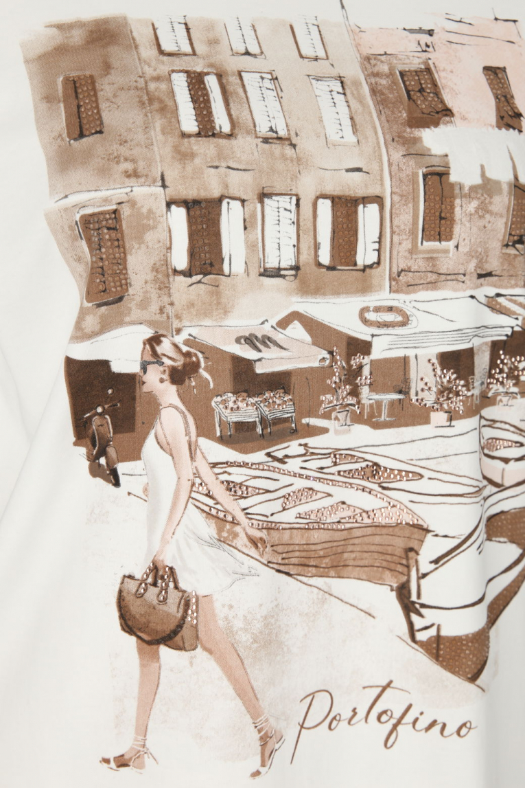 Monari - Shirt mit Frontprint