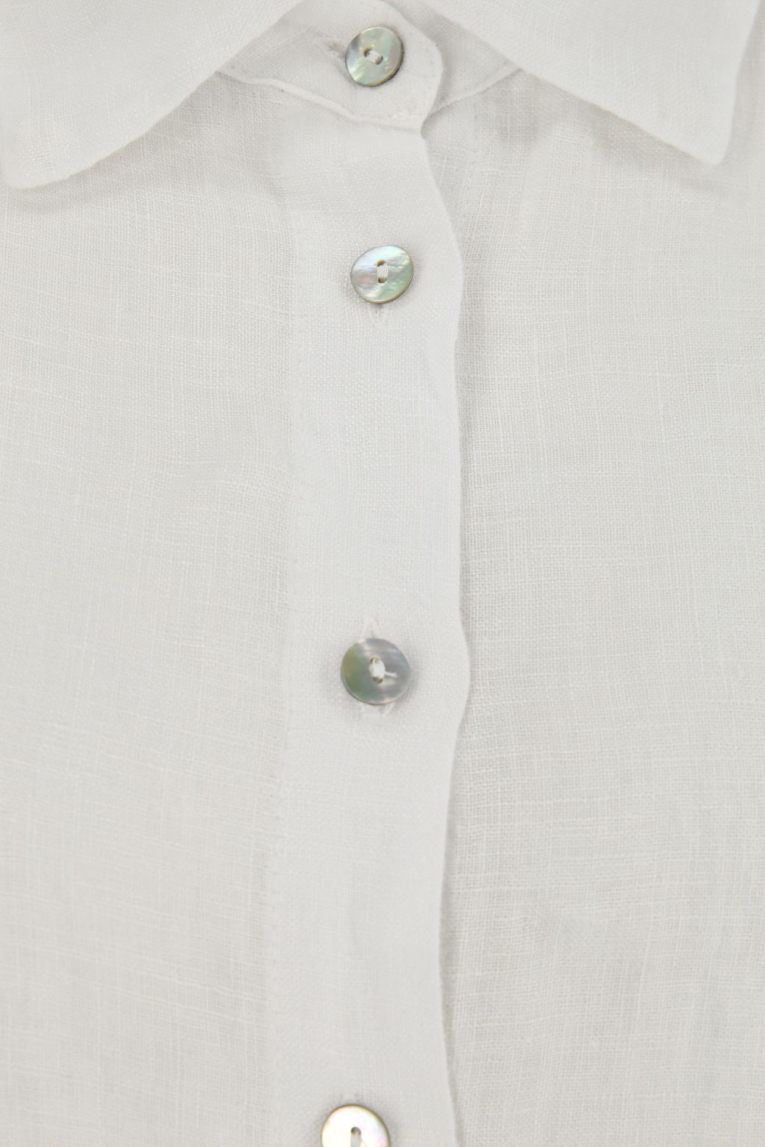 Nevada Love - Leinenbluse mit Broderie Anglaise