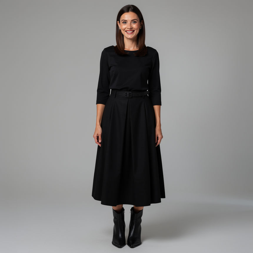 Zaida - Shirt mit U-Boot Ausschnitt
