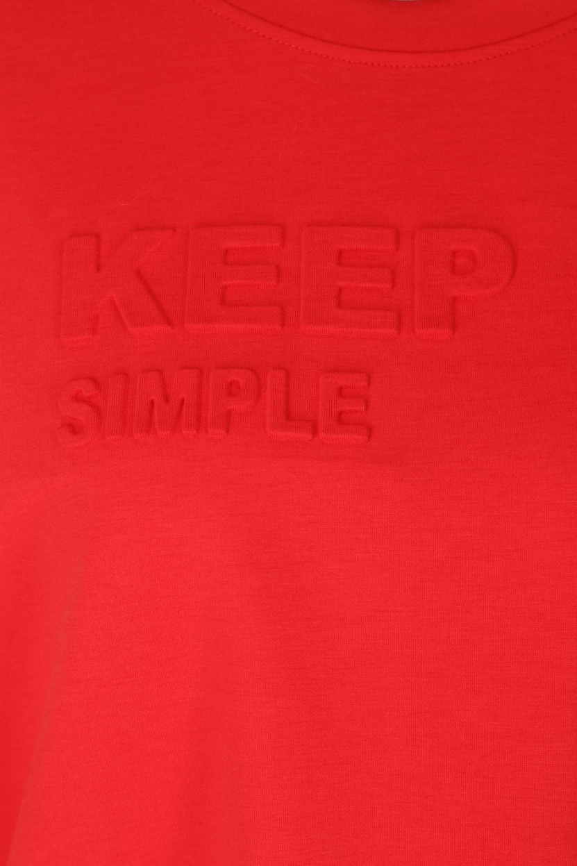 Monari - Sweatshirt mit Präge-Wording