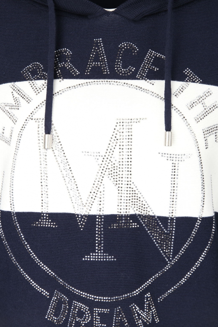 Monari - Strickpullover mit Kapuze