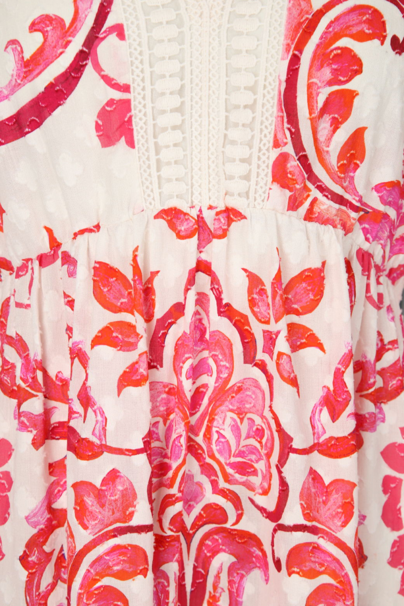 Grace - Tunikakleid mit Spitzenborten