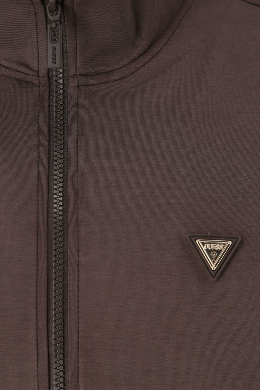 Athleisure - Sweatjacke mit Logo-Applikation