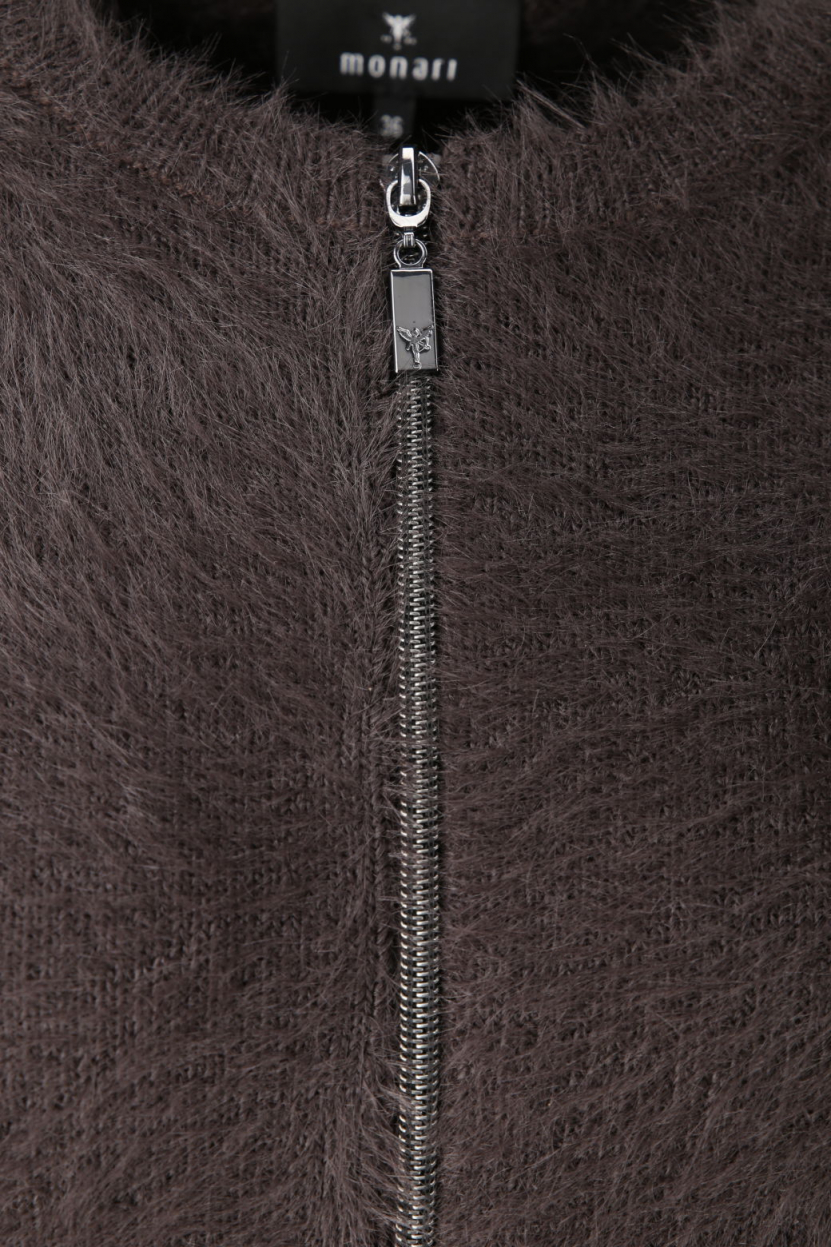 Monari - Strickjacke mit Reißverschluss