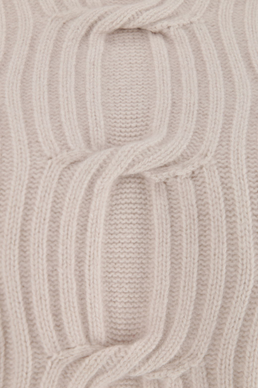 Rena Marx - Kaschmir-Pullover mit Zopfmuster