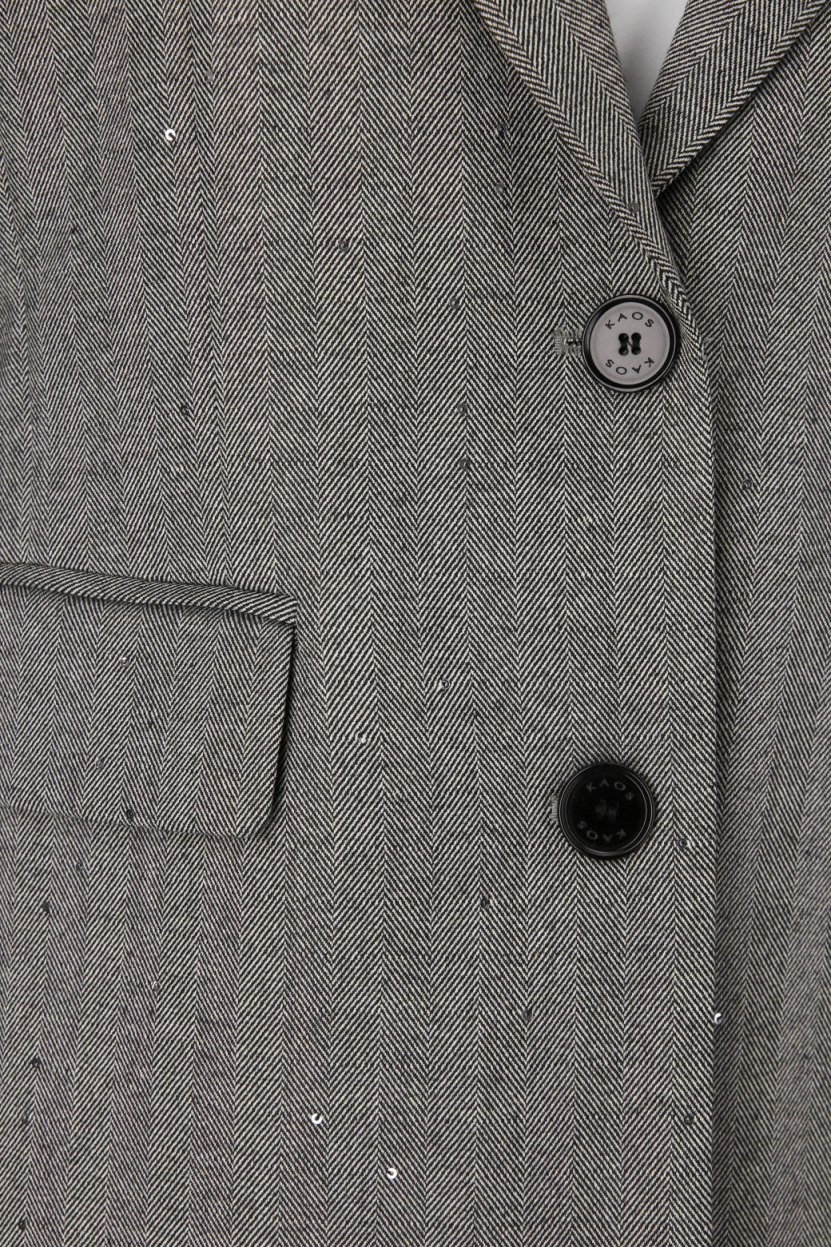 Kaos Jeans - Blazer mit Mini-Pailletten