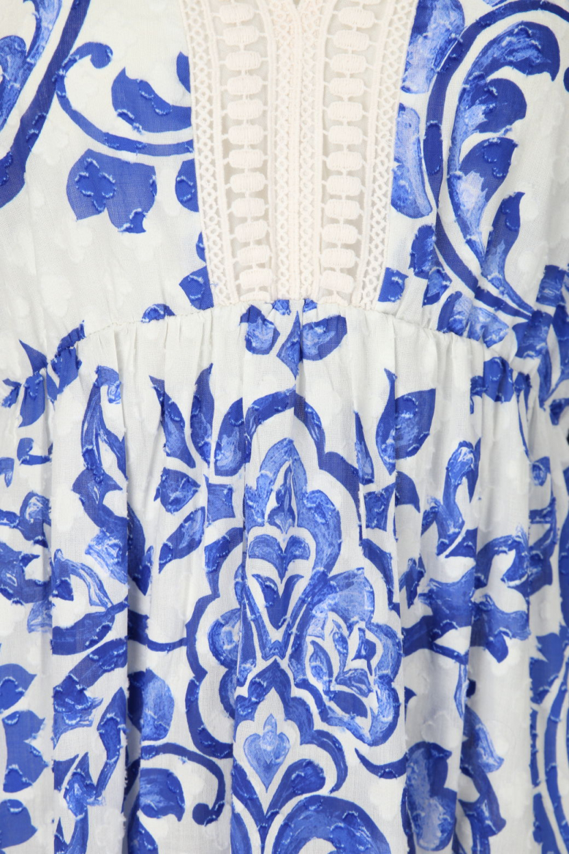 Grace - Tunikakleid mit Spitzenborten