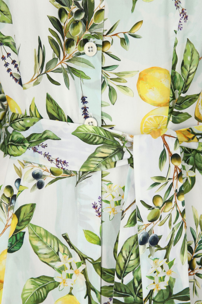 Marc Cain - Hemdblusenkleid mit Print