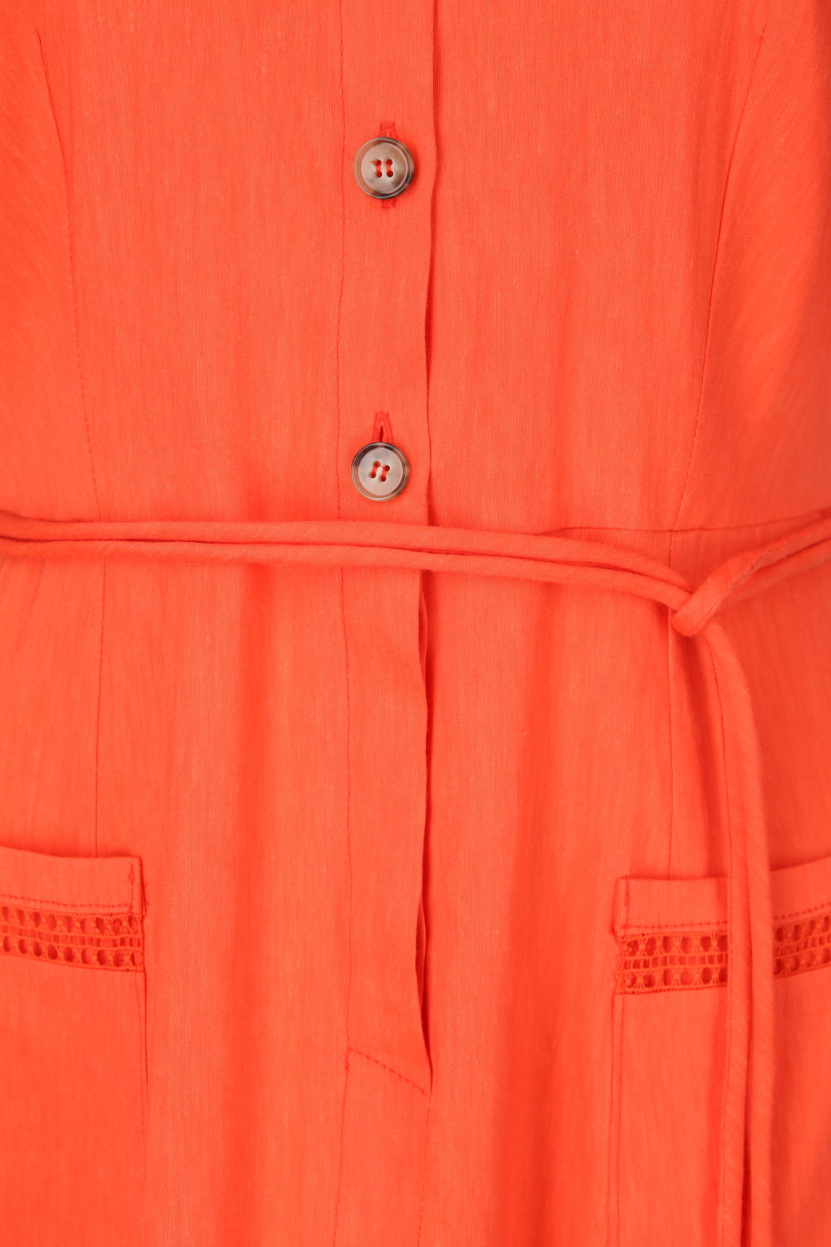 Marc Cain - Hemdblusenkleid mit Spitzenborten