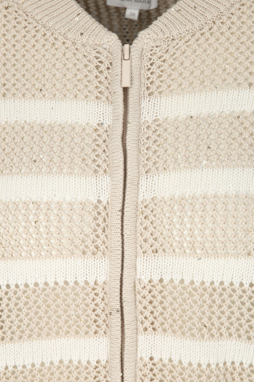 Rena Marx - Strickjacke mit Mini-Pailletten
