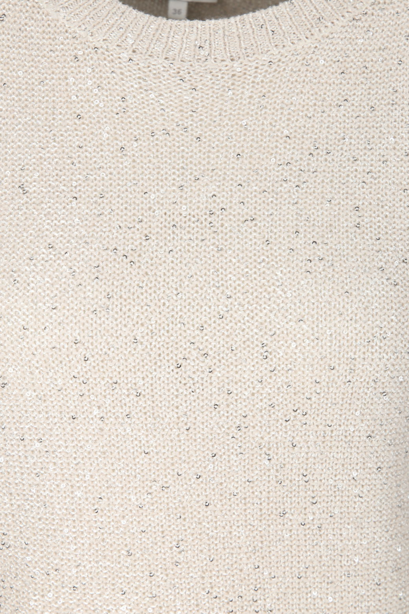 Rena Marx - Stricktop mit Mini-Pailletten